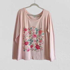 Garnet Hill Embroidered Top
